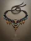New small festival choker necklace, Native jewel design with charms